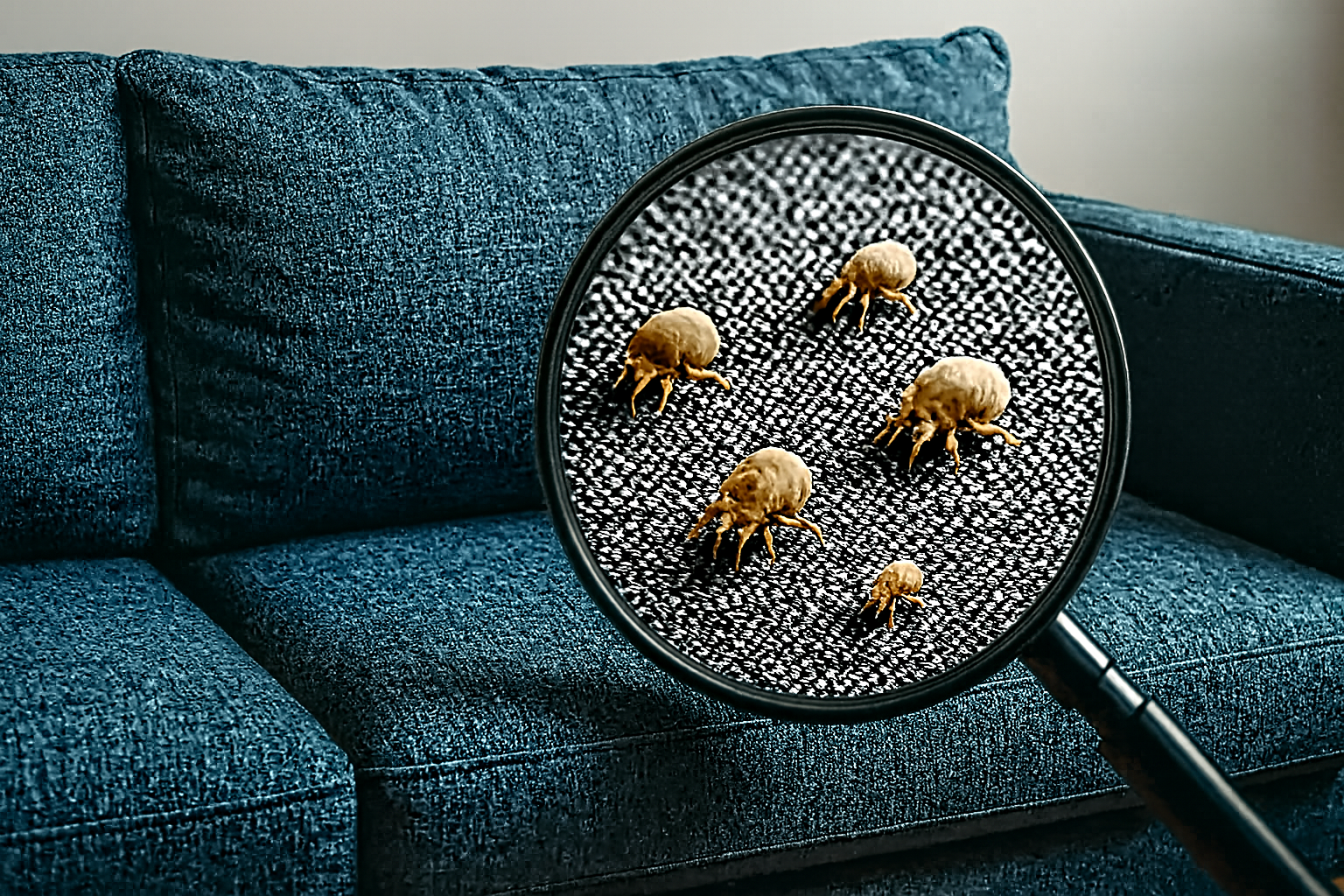 Problemas respiratórios causados por ácaros